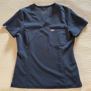 Figs Night Sky scrub top